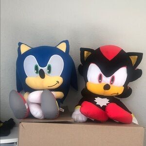 Sonic and Shadow Plush Toys